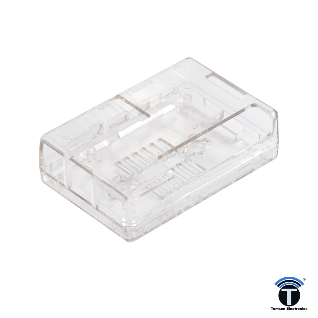 Raspberry PI-4 Case-Acrylic Clear Raspberry PI-4 Case-Acrylic Clear